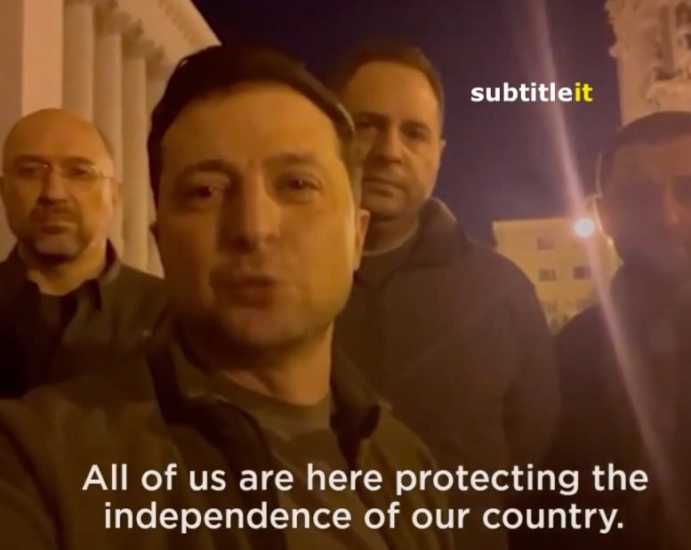 Glory to our defenders – Ukraine’s President and leaders in Kiev
