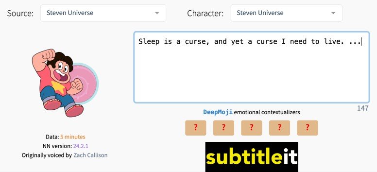 Steven Universe Text to Speech